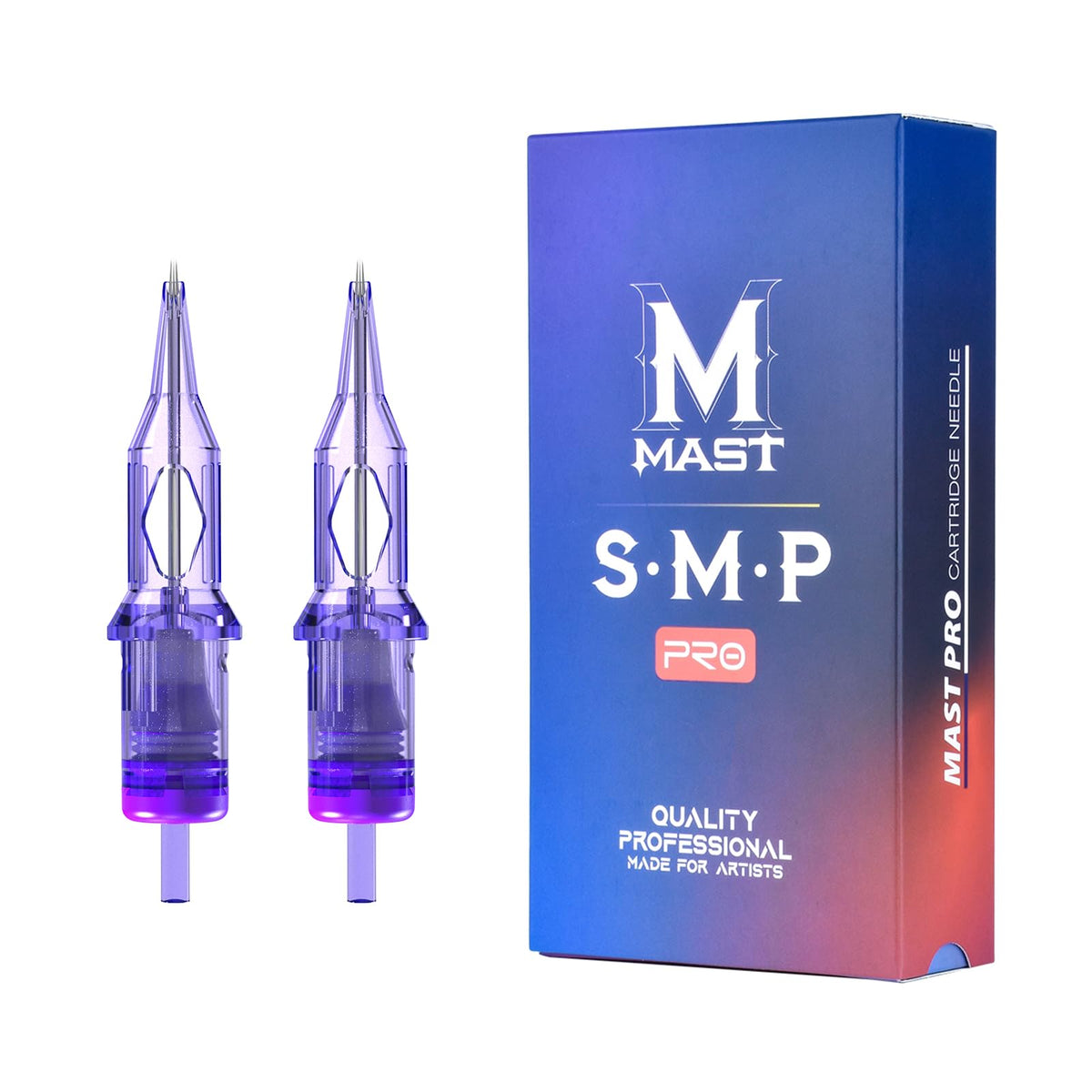 MAST TATTOO Mast Pro SMP 0803RS 3-round shader cartridge pack delivers precise lines and consistent ink flow.