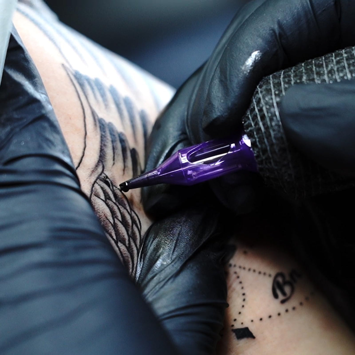 Mast Tattoo Pro clear body design aids cleaning between color changes