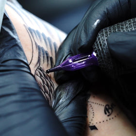 Mast Tattoo Pro clear body design aids cleaning between color changes