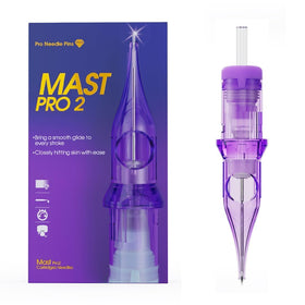 Mast Pro2 cartridges packaging showing sterilized, ready-to-use components for reliable sessions
