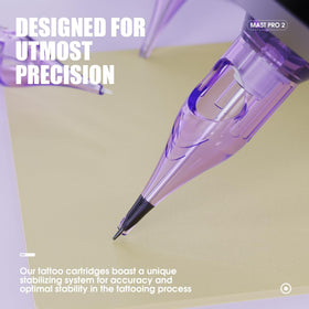 MAST TATTOO Pro2 disposable cartridges for one-time use and convenience.