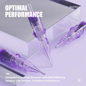 Mast Pro2 razor-sharp needles signaling high precision and control.