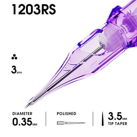 MAST TATTOO Pro2 round liner 1203rs for tight line work