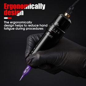 MAST TATTOO six stroke lengths enable precise lines and shading