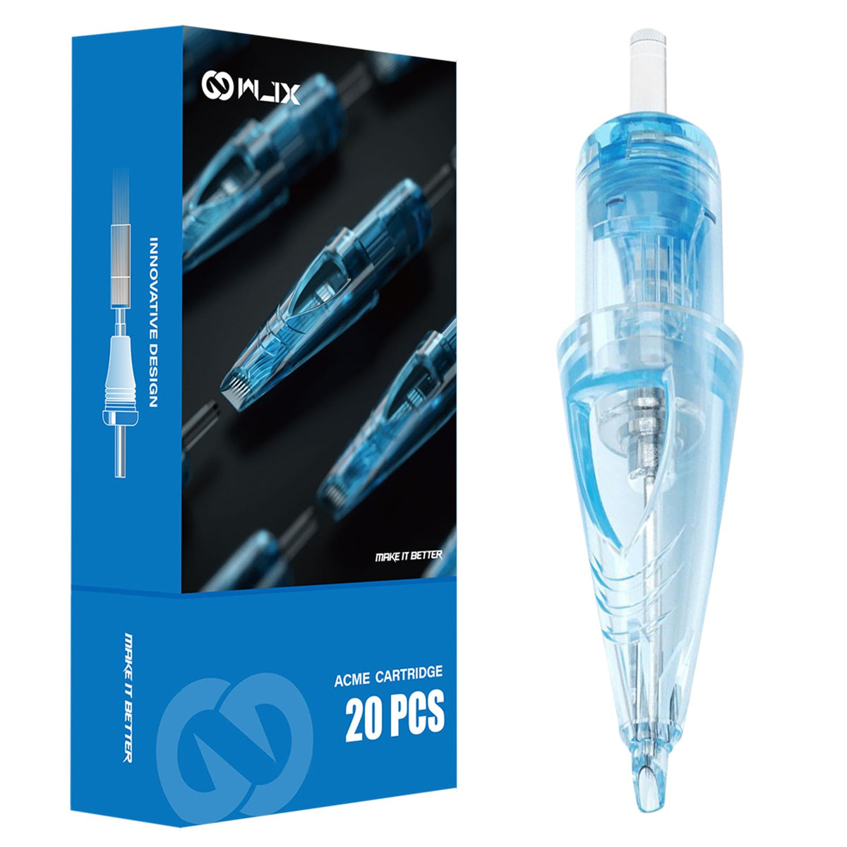 MAST TATTOO WJX cartridge with ink guide tank offering increased ink reserves.