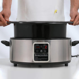 Master Massage heater exterior in 304 stainless steel for durability