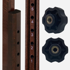 Master Massage Argo adjustable face cradle provides customizable support.