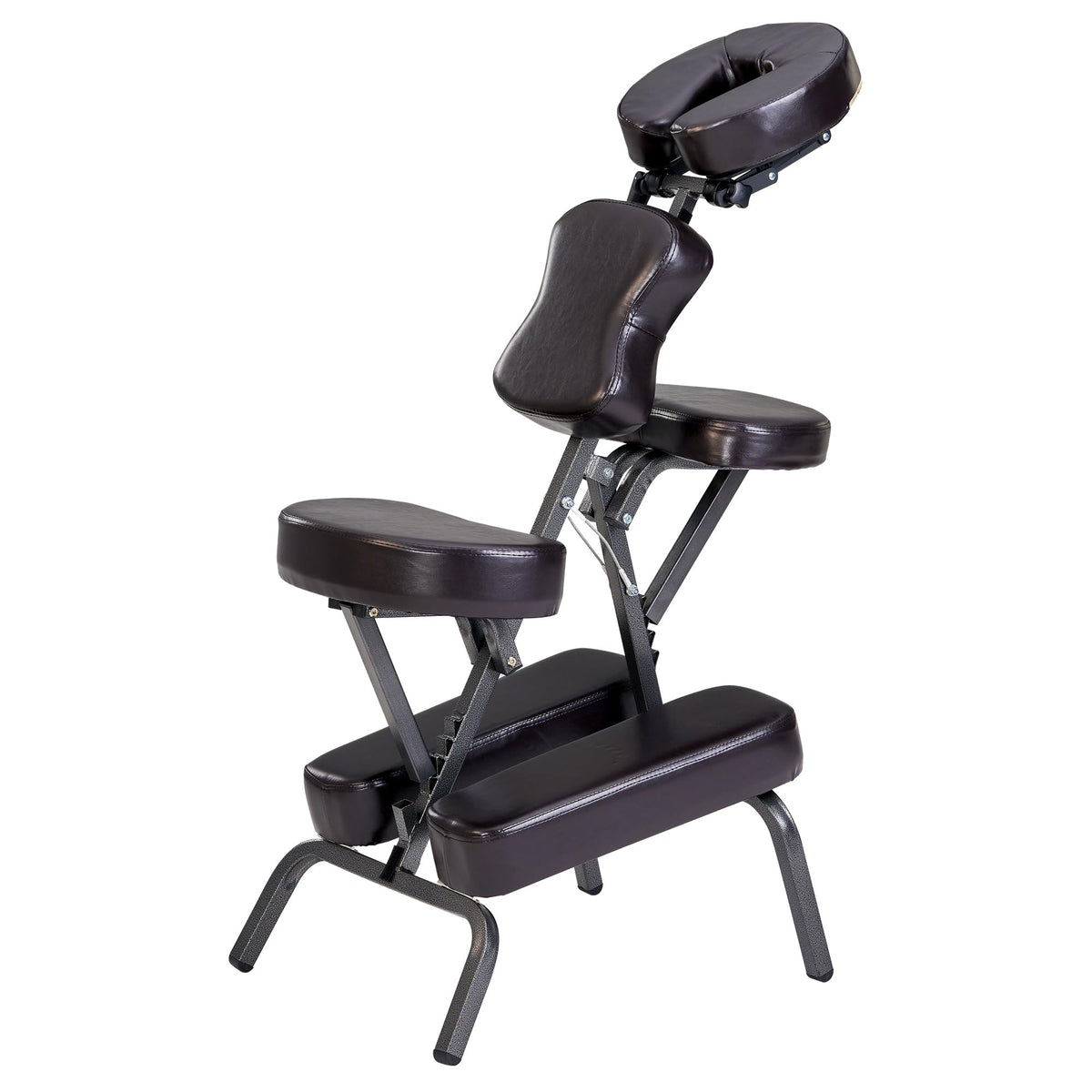 Master Massage Bedford chair frame shows durable steel for portable sessions