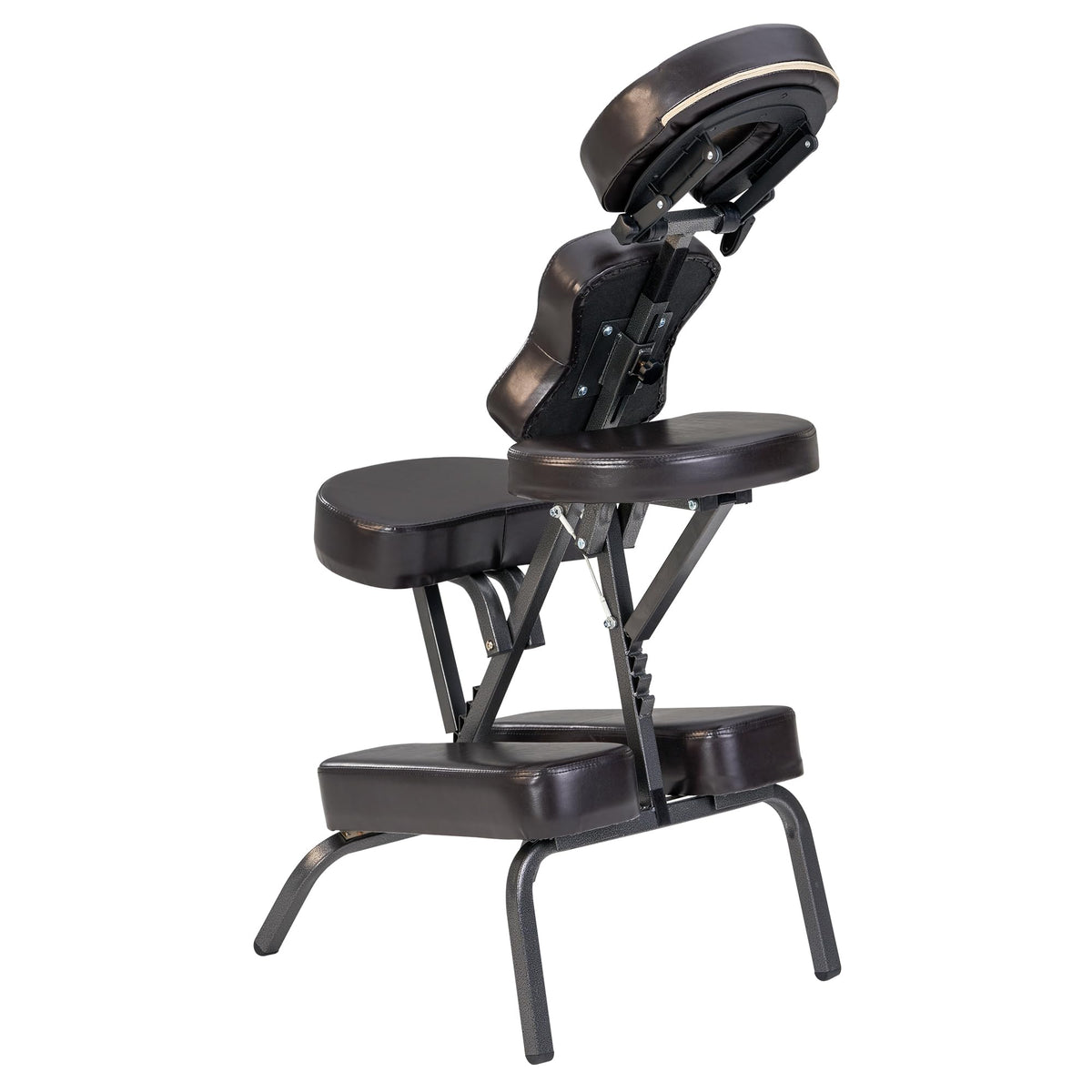 Bedford chair height adjusts 24 to 34 inches for versatility.