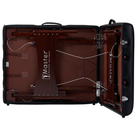 Master Massage Newport table weighs 34 lbs for easy on-the-go setups.