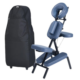 Master Massage professional portable chair with folding aluminum frame—easy on-site setup for clients.