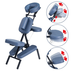 Master Massage six-way face cradle included for customizable support.