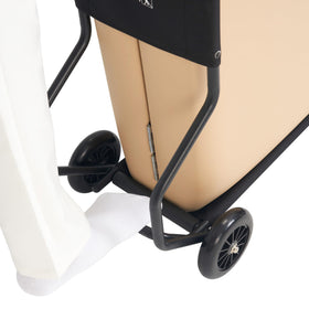 Master Massage universal cart showing double-pole design for added stability