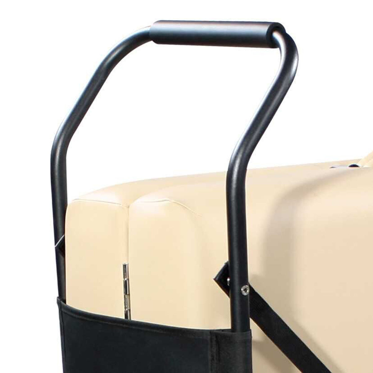 Master Massage universal cart with powder-coated steel frame resists rust