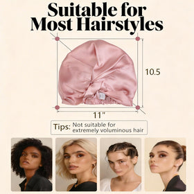 MATASSE bonnet leads to frizz-free, hydrated morning hair