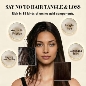 MATASSE silk maintains moisture overnight for smoother hair