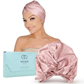 MATASSE Silk bonnet double-sided inside and outside for hair protection