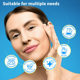 Matern'ella multi-purpose cleaning cloths suitable for skincare and household chores.