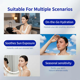Matern'ella Hyaluronic Serum urban skin application in daily routine.