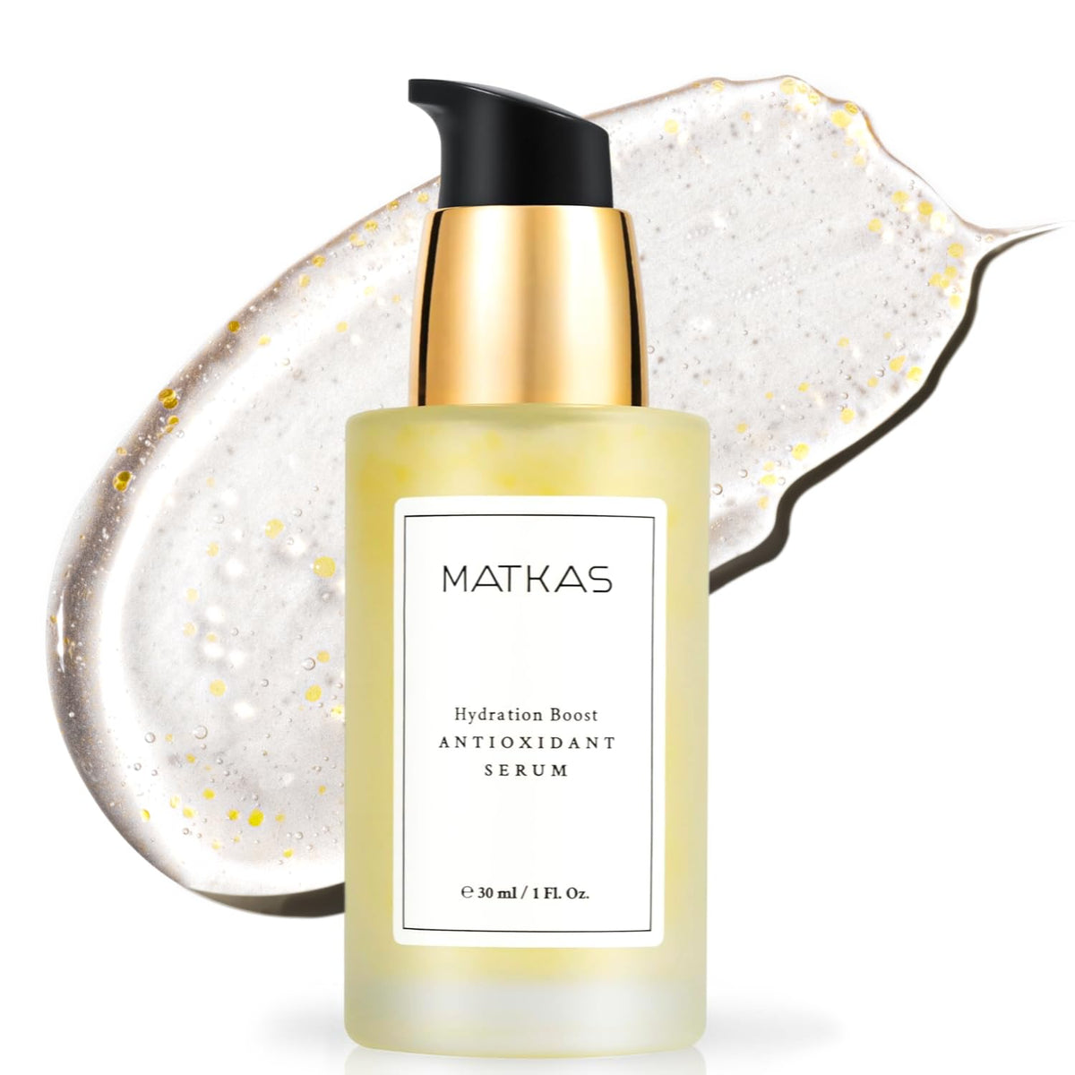 MATKAS Centella Niacinamide Serum bottle highlights refined pores.
