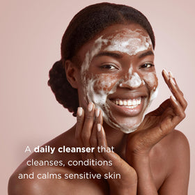 MATKAS low-pH hydrating foaming cleanser maintains moisture