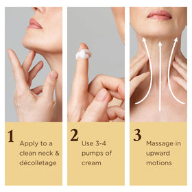 MATKAS neck and decollete closeup suggesting smoother skin texture