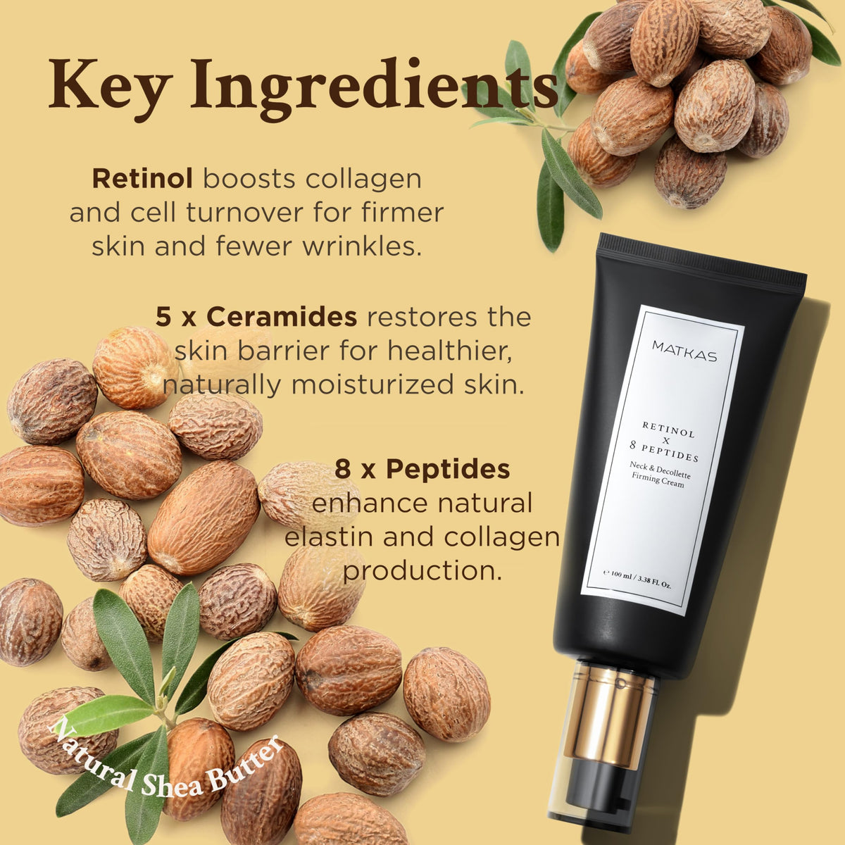MATKAS packaging highlights ceramides and peptides for barrier nourishment