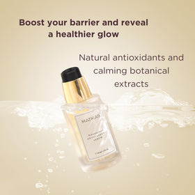 MATKAS serum on hand shows lightweight hydration.
