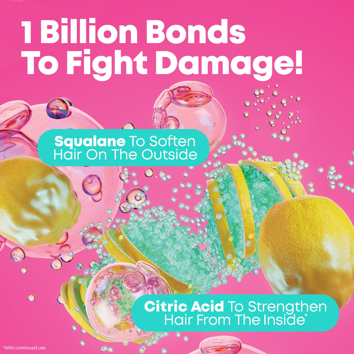MATRIX Instacure Bond detangling action for smoother combing.