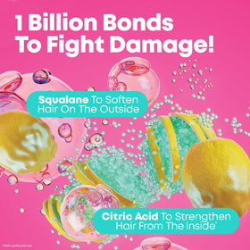 MATRIX Instacure Bond detangling action for smoother combing.