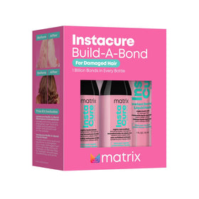 Matrix Instacure bottle pour shows easy application and even distribution for shampoo