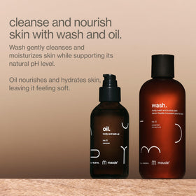 Maude Oil No. 0 ingredients include coconut and jojoba oils