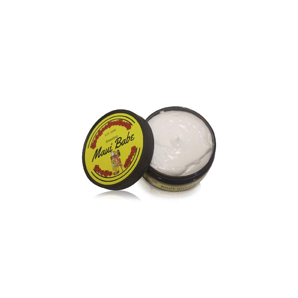 Maui Babe Body Butter macadamia oil for nourishing skin.