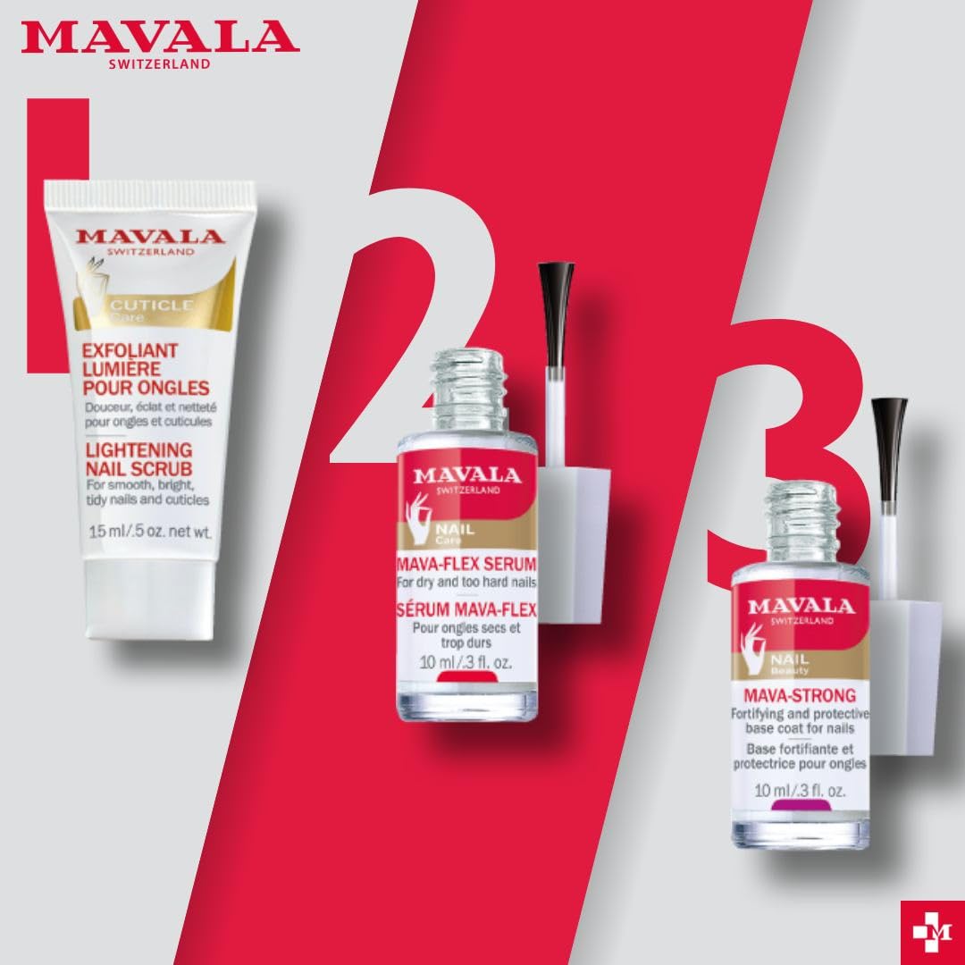 MAVALA Mava-Strong Fortifying Base Coat is dermatologist tested for safety.
