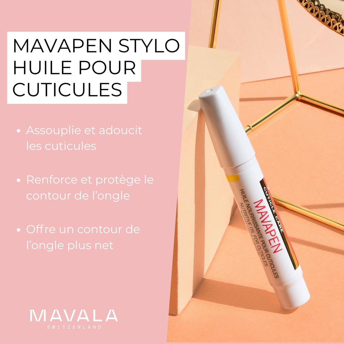 MAVALA Mavapen applying action highlights easy, precise use