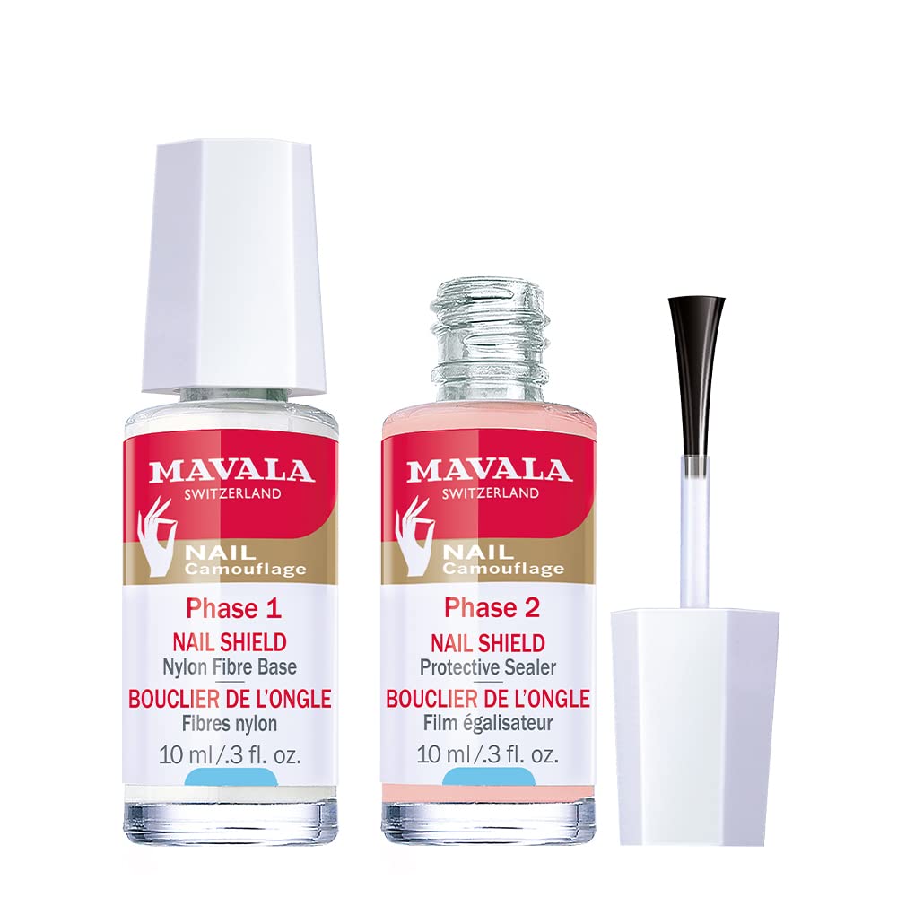 Mavala Nail Shield Phase 2 sealing creates a durable surface finish.