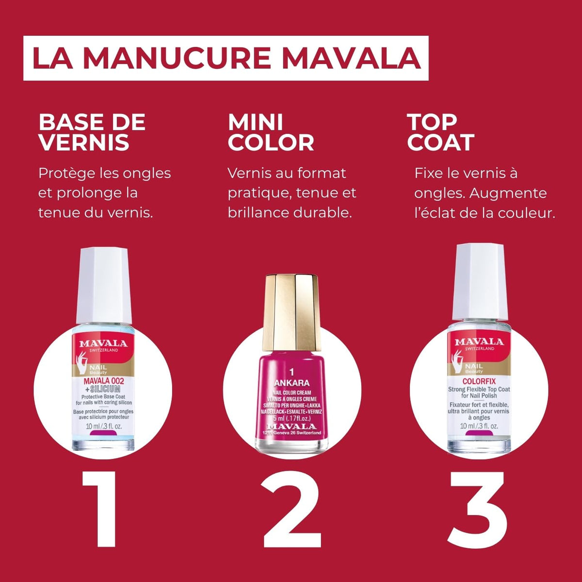 Mavala Nail Shield forms a protective barrier against harsh elements.