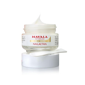Mavala Nailactan cream texture closeup highlighting rich, moisturizing formula.