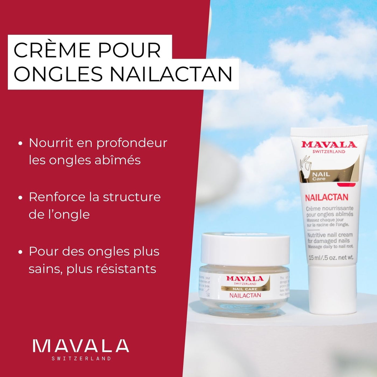Mavala Nailactan damaged nails healing visual showing repair-ready nails.