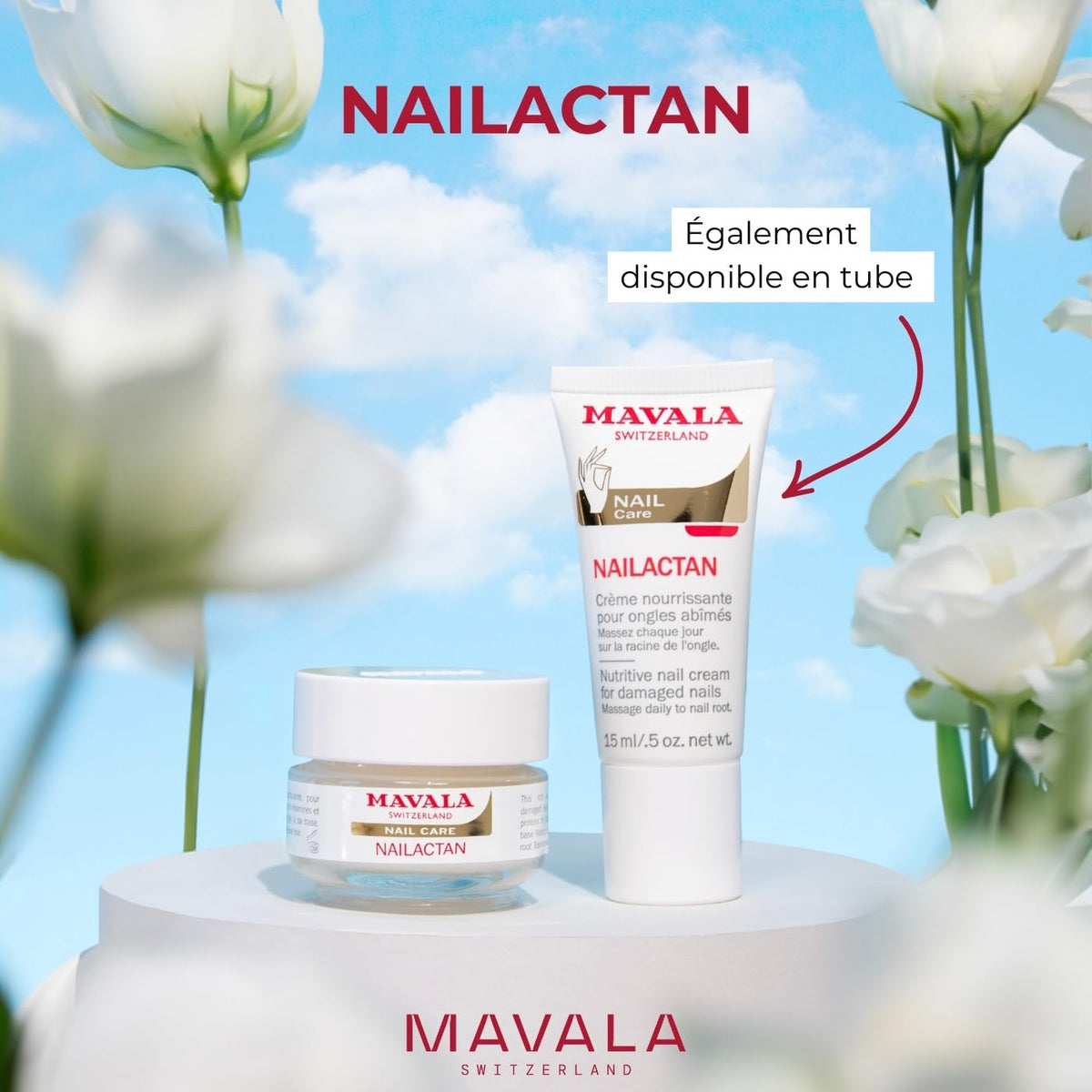 Mavala Nailactan night-time application on nails and cuticles.
