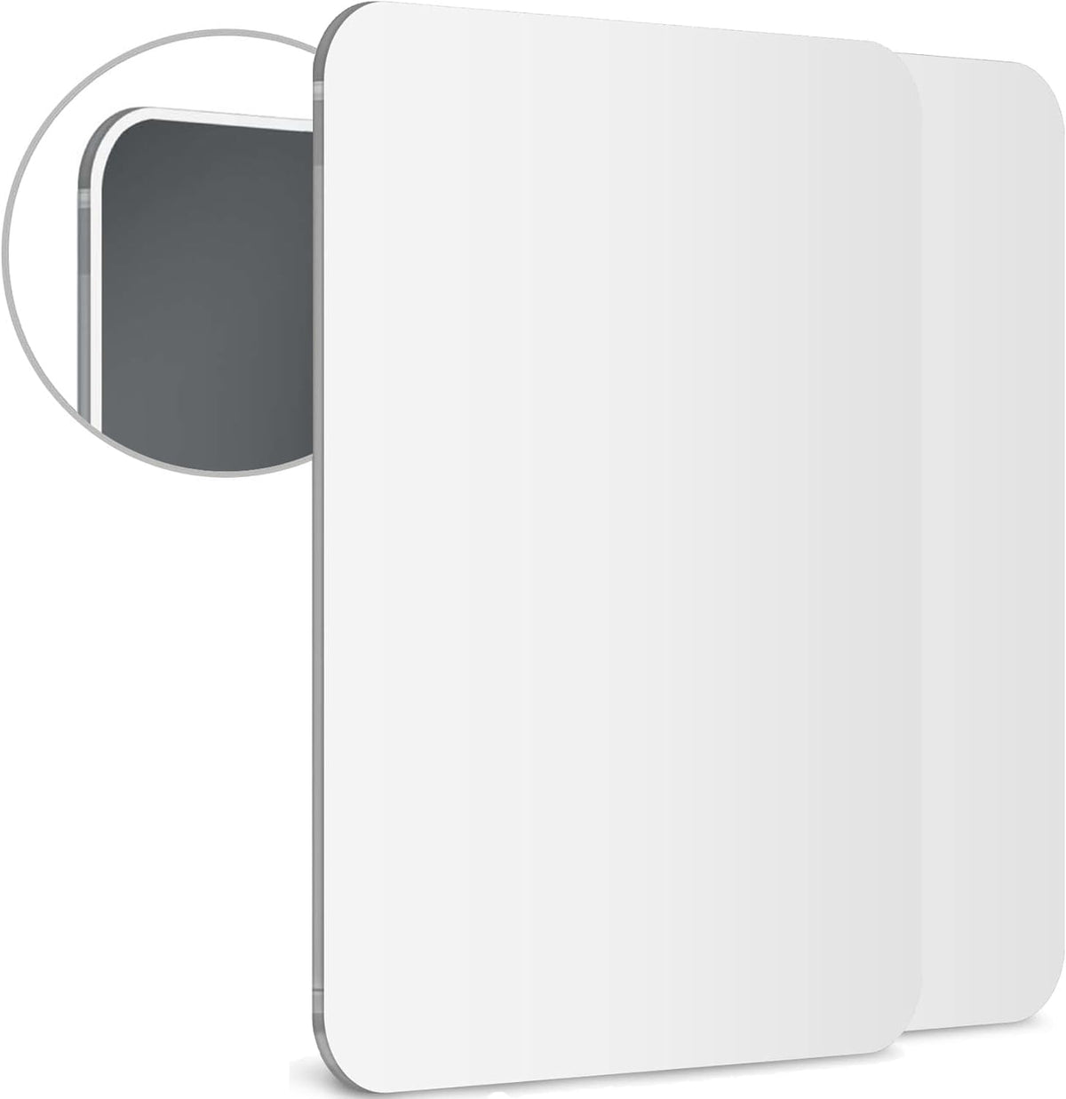 Mavoro 7x9 magnetic locker mirror on metal surface for quick, distortion-free checks.
