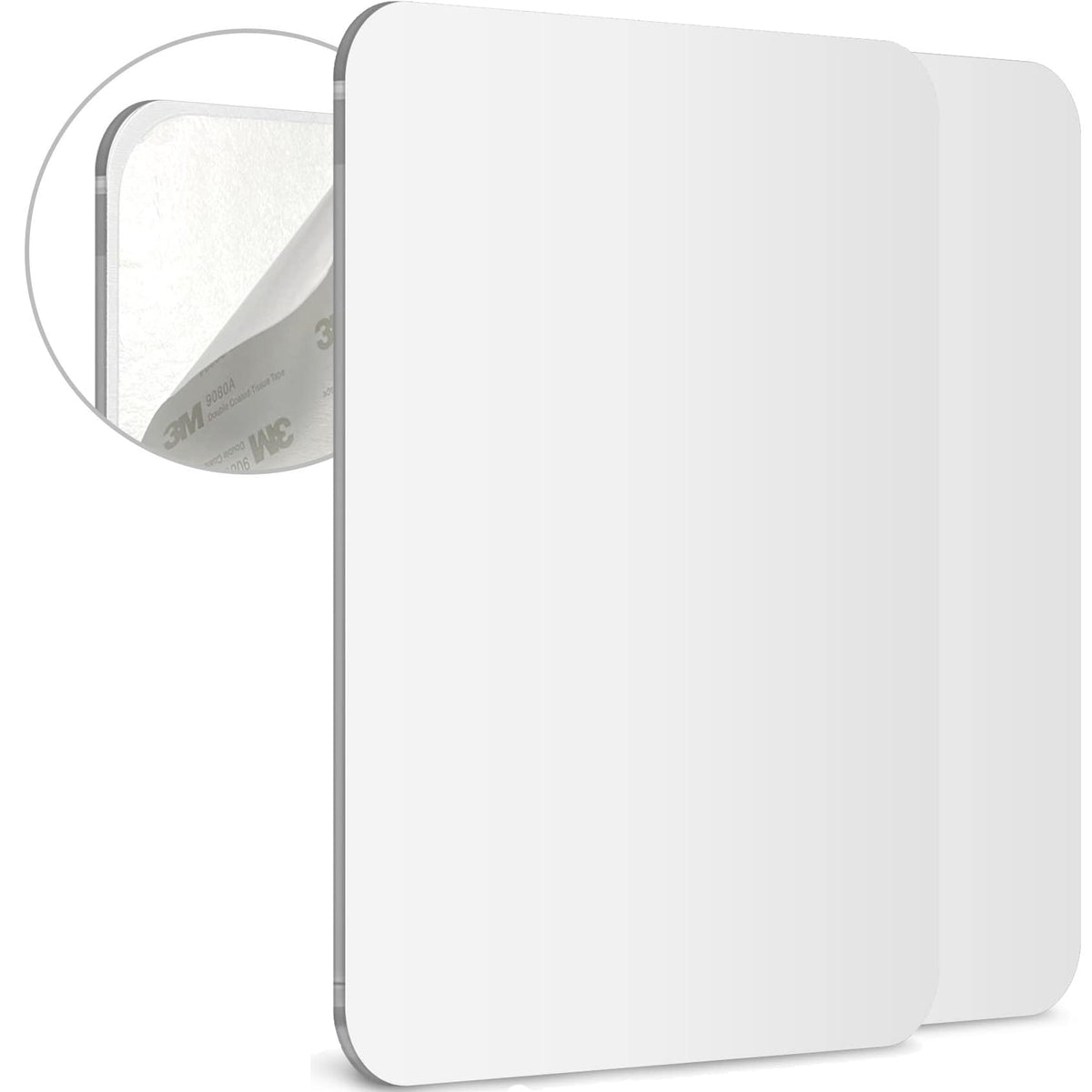 Mavoro 7x9 shaving mirror in shower for clear grooming