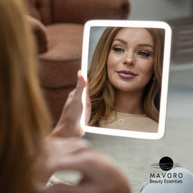 Mavoro real glass touch sensor mirror switches lights with a simple touch