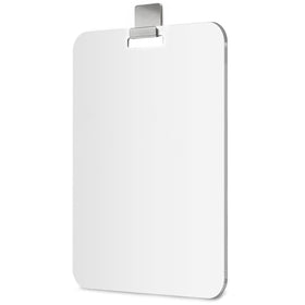 Mavoro shaving mirror for shower with 3M hook, compact and stylish.
