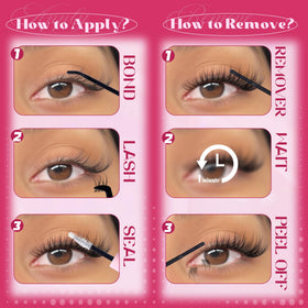 9-12 mm mixed-length lash clusters from Mavphnee for everyday elegance