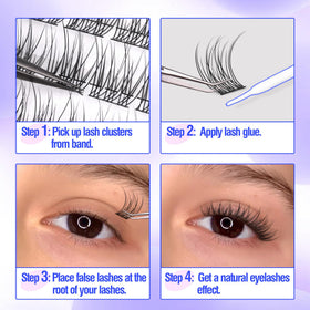 Mavphnee all-day comfort lashes stay lightweight for extended wear.