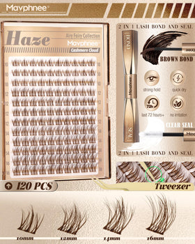 Mavphnee brown bond seal demonstrates strong hold for long-lasting lash blends.