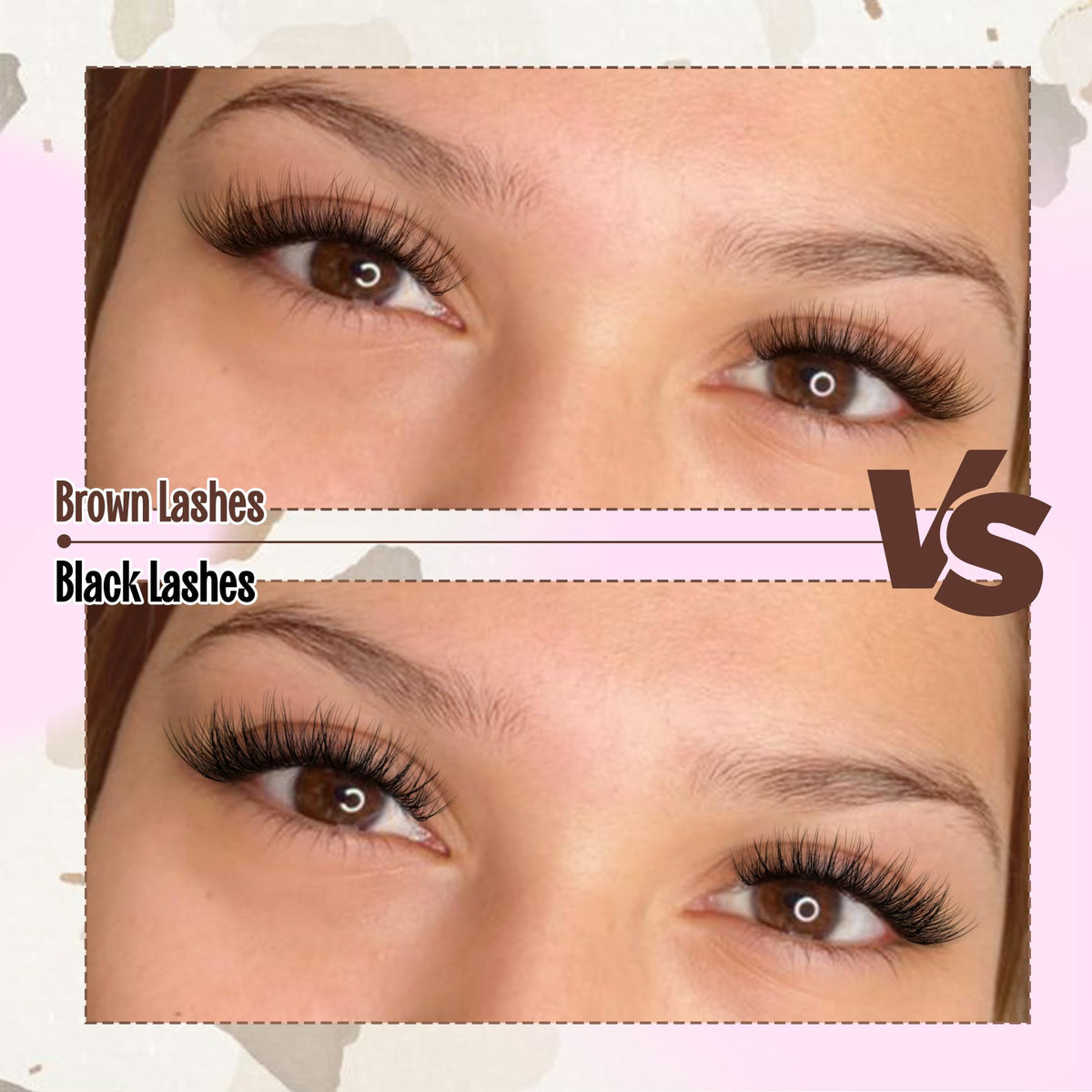 Mavphnee Brown Lash Clusters Kit lash remover for easy cleanup.