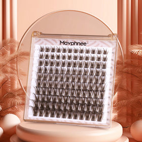 Mavphnee Natural wispy brown clusters in 10-18mm for soft everyday style