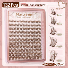 Mavphnee clear-band lashes—soft, comfortable all-day wear.